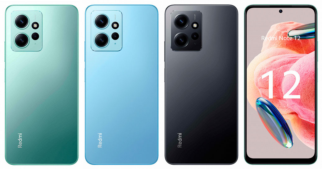 Неофициальные рендеры Redmi Note 12 4G